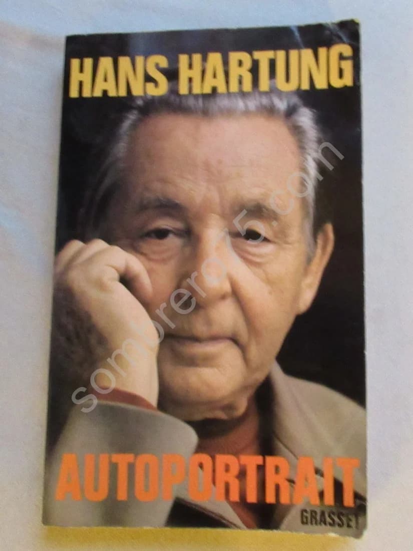 Hans Hartung - Autoportrait - ENVOI daté et signé