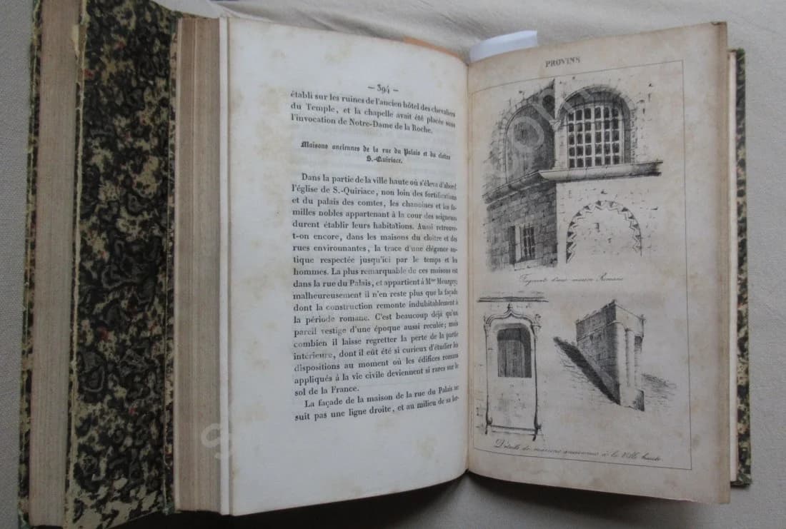 Histoire de Provins - 1839. 2 volumes - Image 4