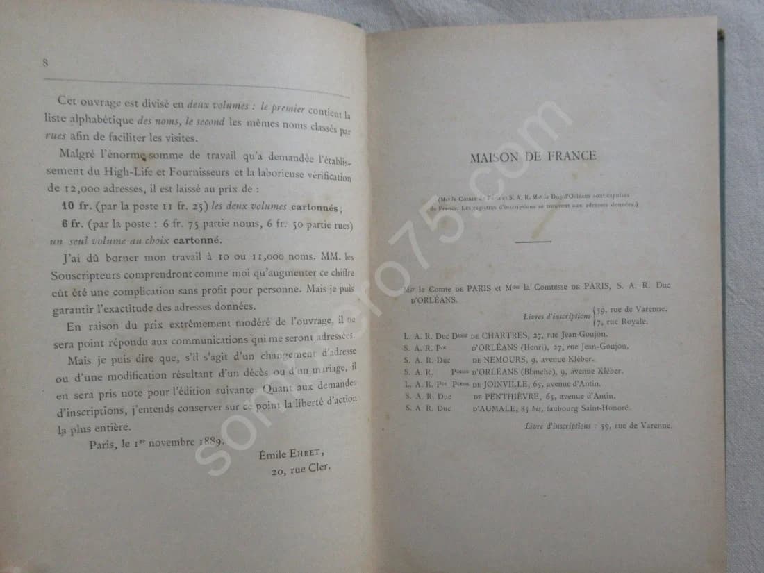 Le High Life et les principaux fournisseurs.. 1890 - Image 5
