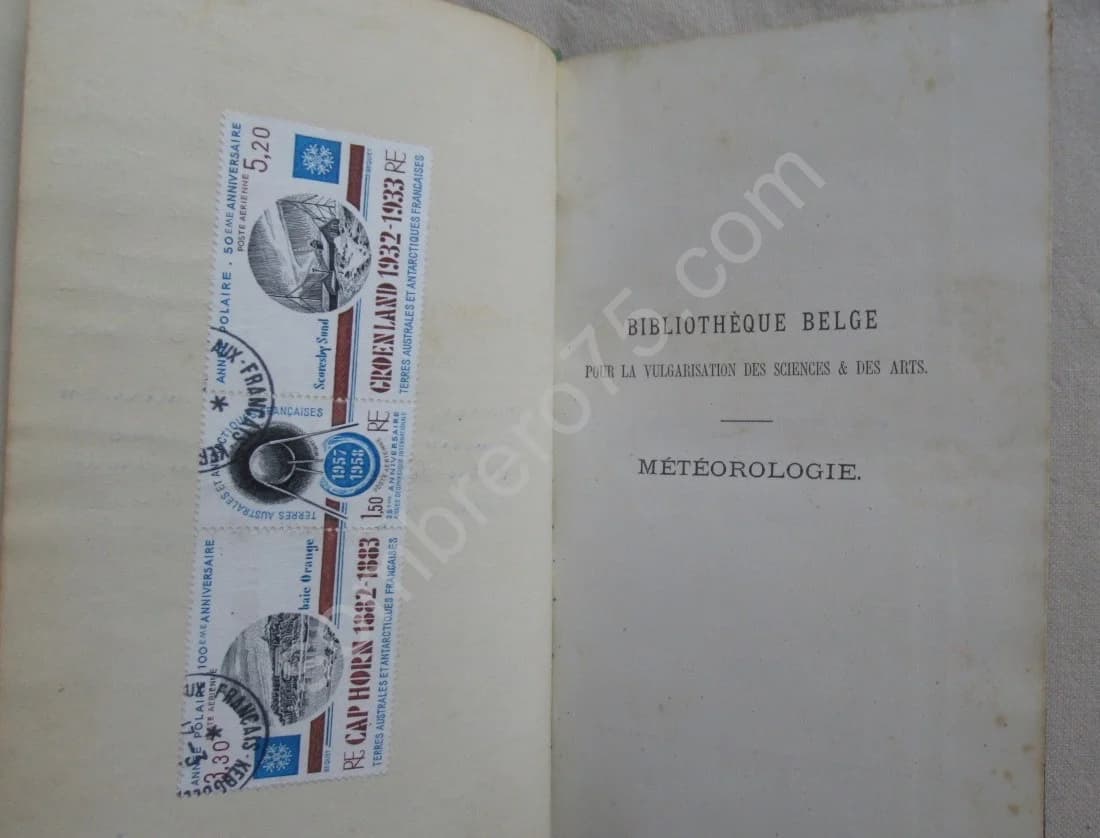 Traité Elémentaire de Météorologie. J.C. HOUZEAU. 1880 /Cap Horn - Image 4