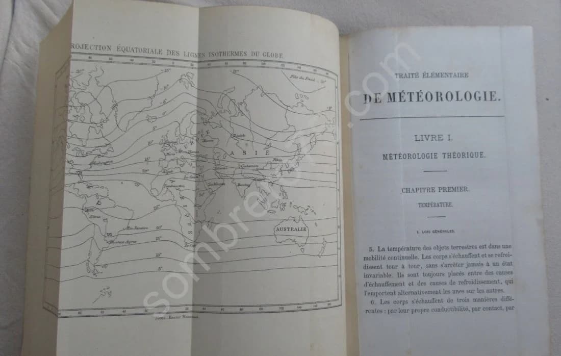 Traité Elémentaire de Météorologie. J.C. HOUZEAU. 1880 /Cap Horn - Image 6
