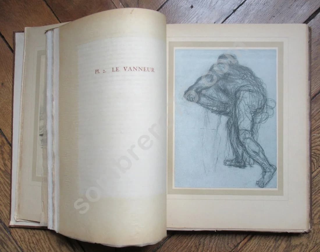 Les Dessins de F. Millet illustré de Cinquante Reproductions en Fac Similé d'après les Dessins Originaux du Maître - Image 5