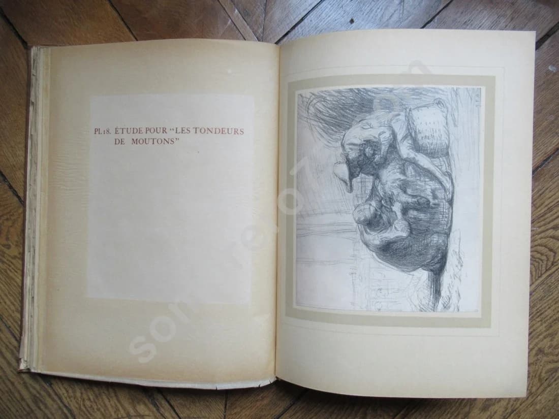 Les Dessins de F. Millet illustré de Cinquante Reproductions en Fac Similé d'après les Dessins Originaux du Maître - Image 7