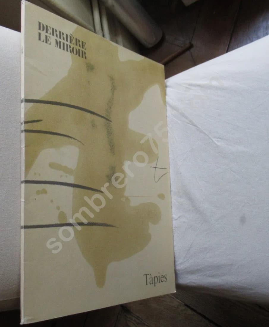 Tapies. Derrière le Miroir N°253. Juin 1982. 2 Lithos Originales - Image 2