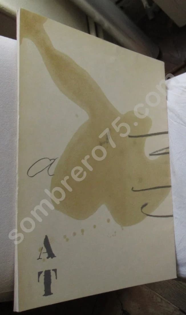 Tapies. Derrière le Miroir N°253. Juin 1982. 2 Lithos Originales - Image 3