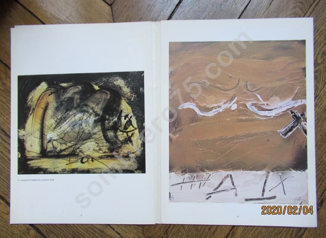 Tapies. Derrière le Miroir N°253. Juin 1982. 2 Lithos Originales - Image 6