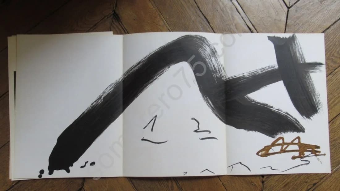 Tapies. Derrière le Miroir N°253. Juin 1982. 2 Lithos Originales - Image 7