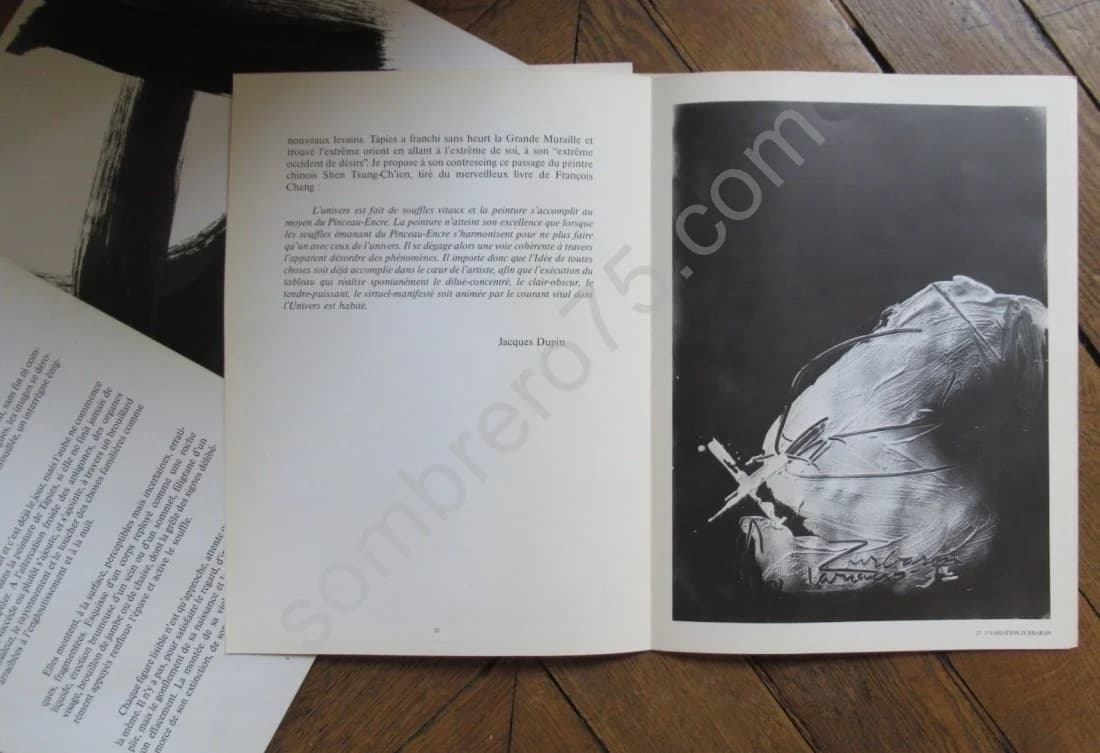 Tapies. Derrière le Miroir N°253. Juin 1982. 2 Lithos Originales - Image 8