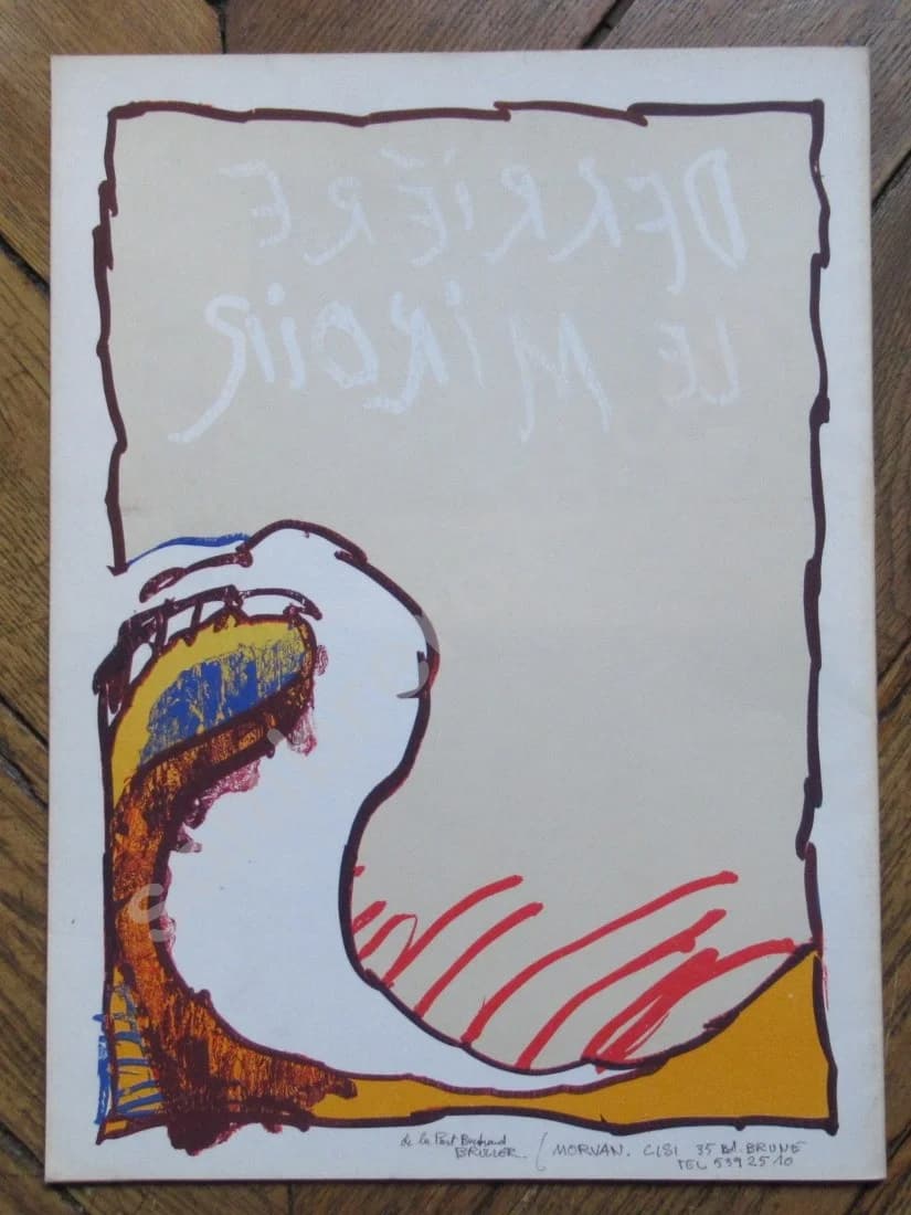 Alechinsky. Derrière le Miroir N°247. 1981 - Image 2