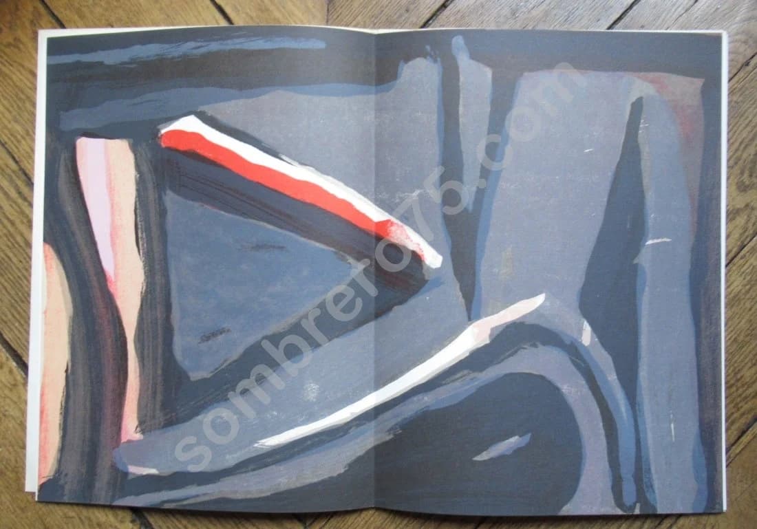 Bram Van Velde. Derrière le Miroir N°240. 1980. 2 Lithos Originales - Image 4