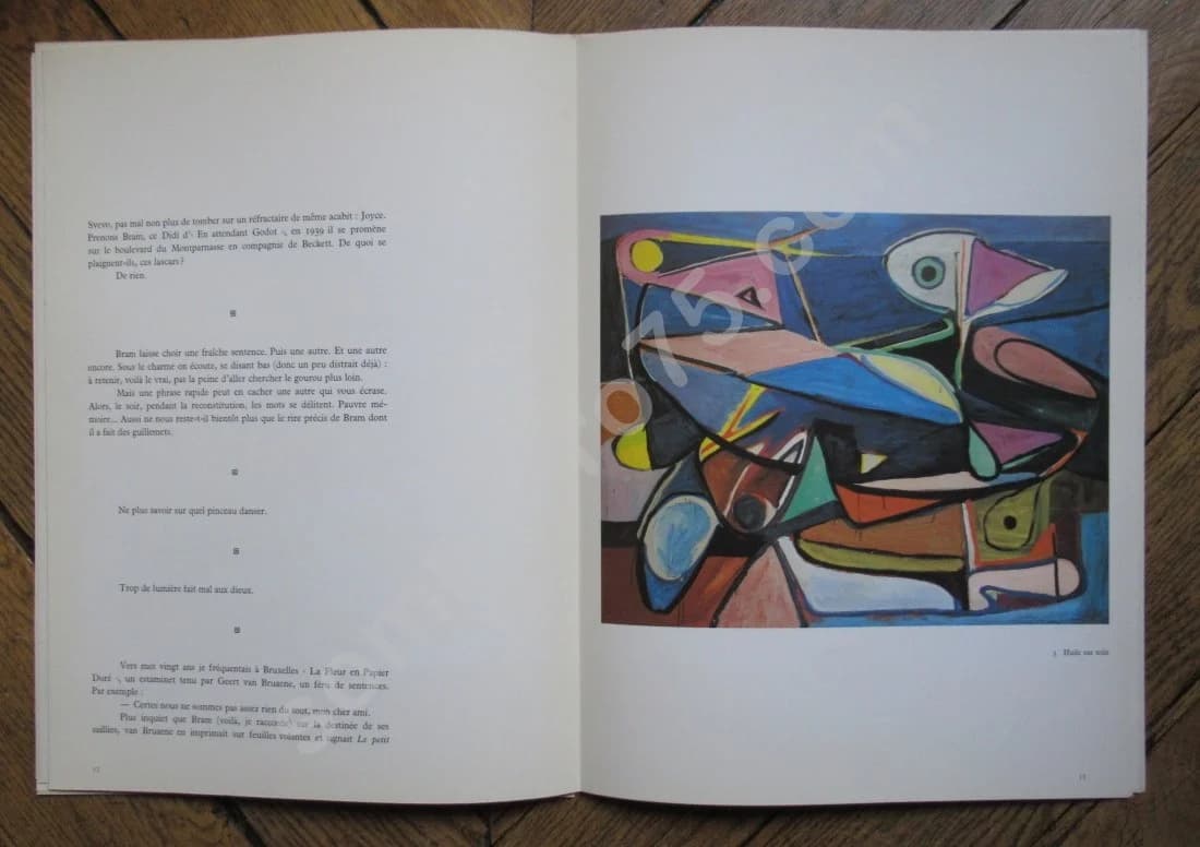 Bram Van Velde. Derrière le Miroir N°240. 1980. 2 Lithos Originales - Image 5