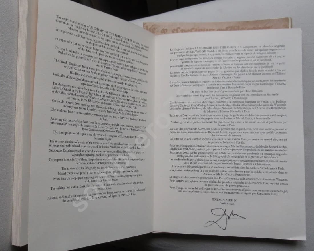 Salvador DALI - Alchimie des Philosophes - Image 6