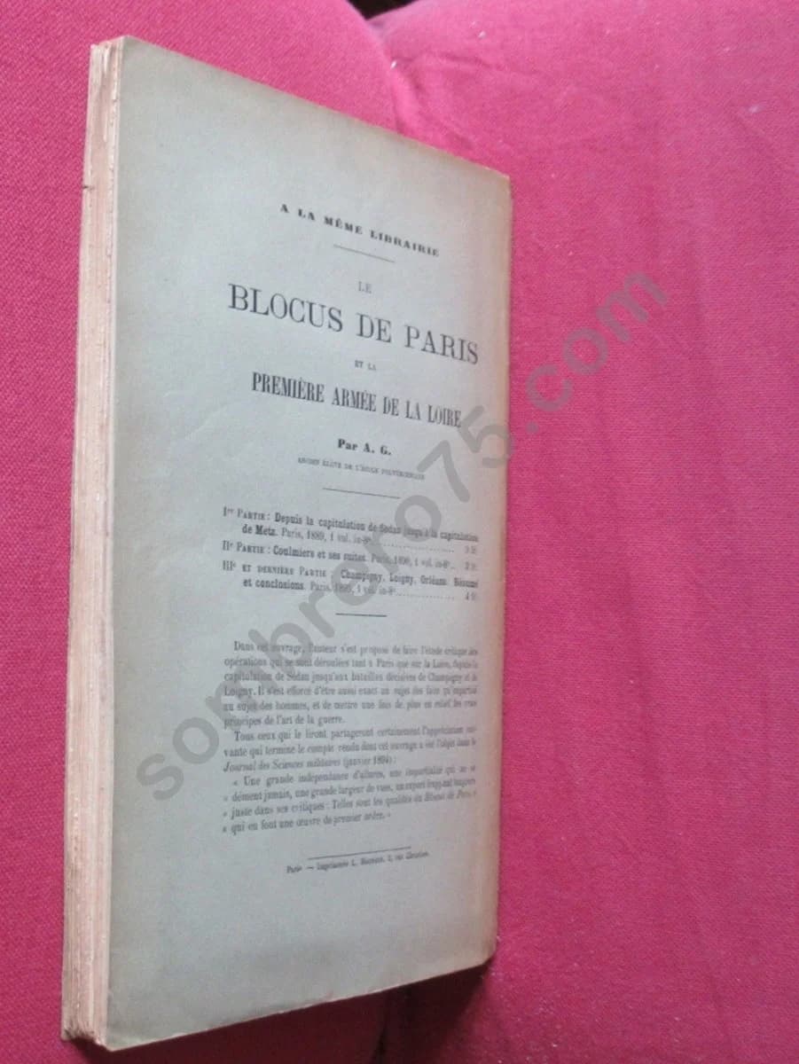 La Campagne d'Automne de 1813 et les Lignes Intérieures. A. G - Image 5