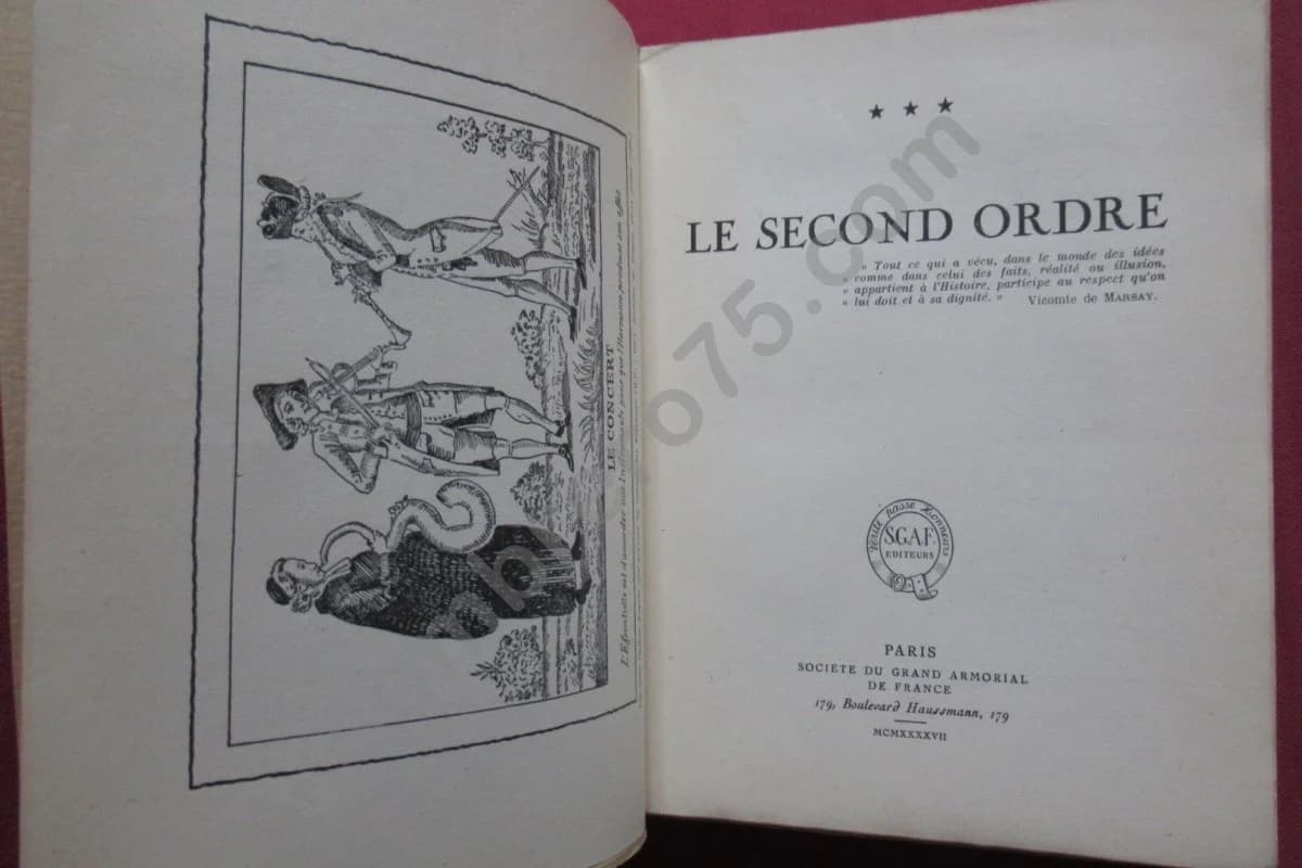 Le Second Ordre -. 1947. Ex Numéroté - Image 3