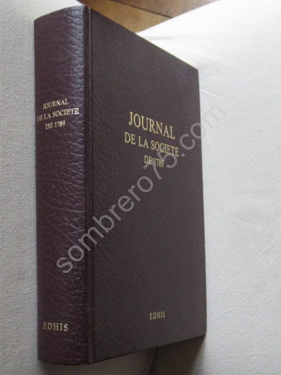 Journal de la Société de 1789. EDHIS - Image 2