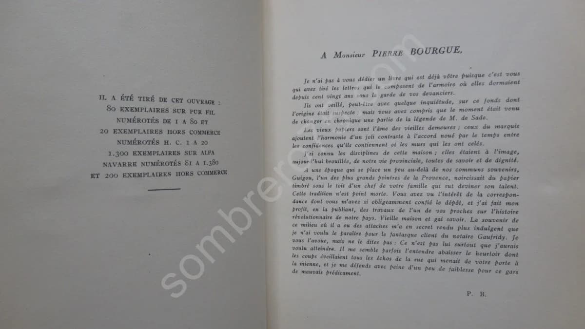 Correspondance Inédite du Marquis de Sade de ses Proches et de ses Familiers - Image 3
