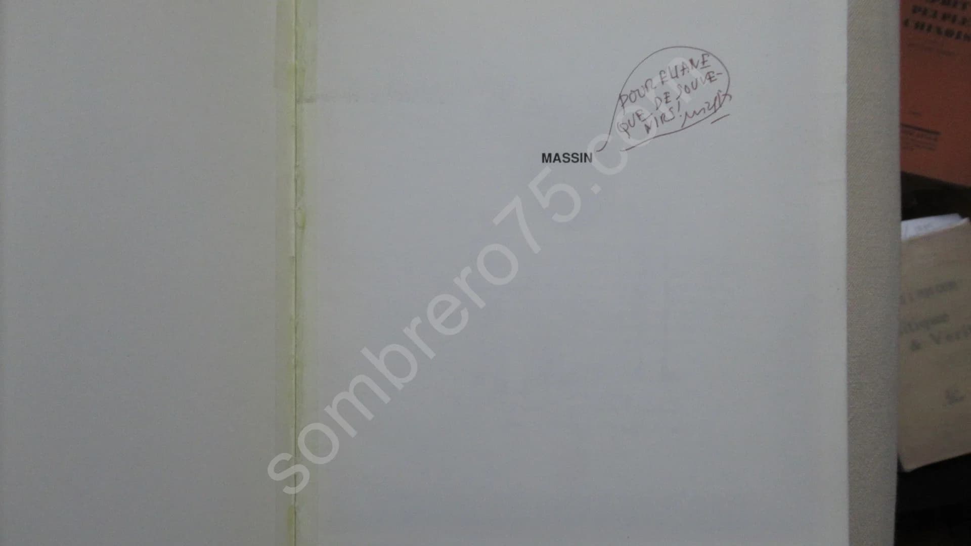 MASSIN: Textes et témoignages réunis par. ENVOI - Image 5