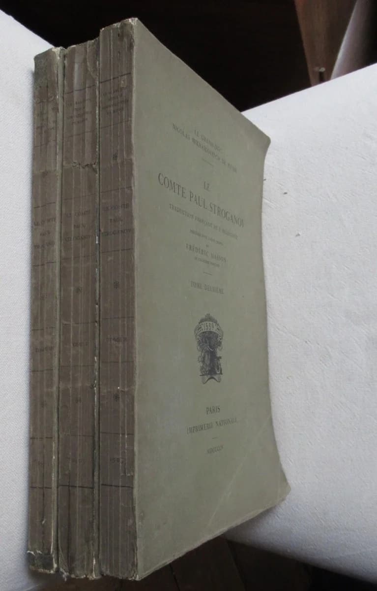 Le Comte Stroganov . Trad. BILLECOCQ. 3 Volumes