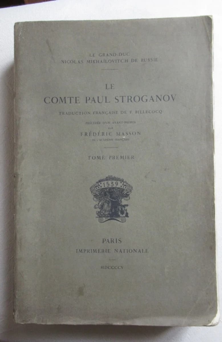 Le Comte Stroganov . Trad. BILLECOCQ. 3 Volumes - Image 2