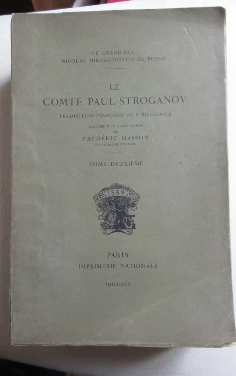 Le Comte Stroganov . Trad. BILLECOCQ. 3 Volumes - Image 3