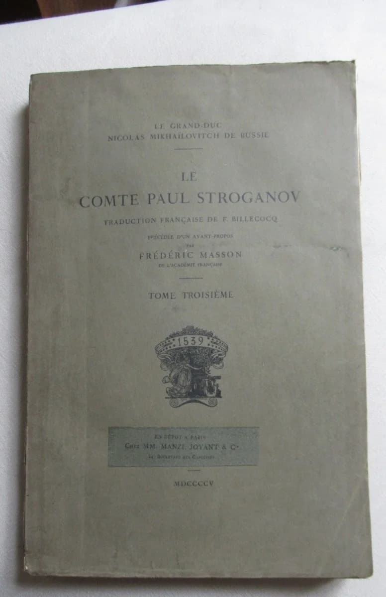 Le Comte Stroganov . Trad. BILLECOCQ. 3 Volumes - Image 4