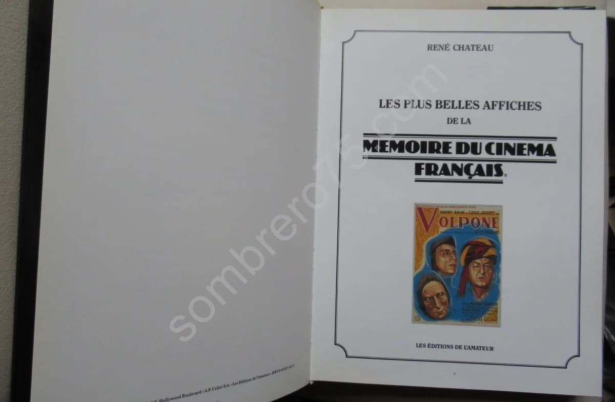 Les Plus Belles Affiches de la Mémoire du Cinéma Français. R CHATEAU - Image 2