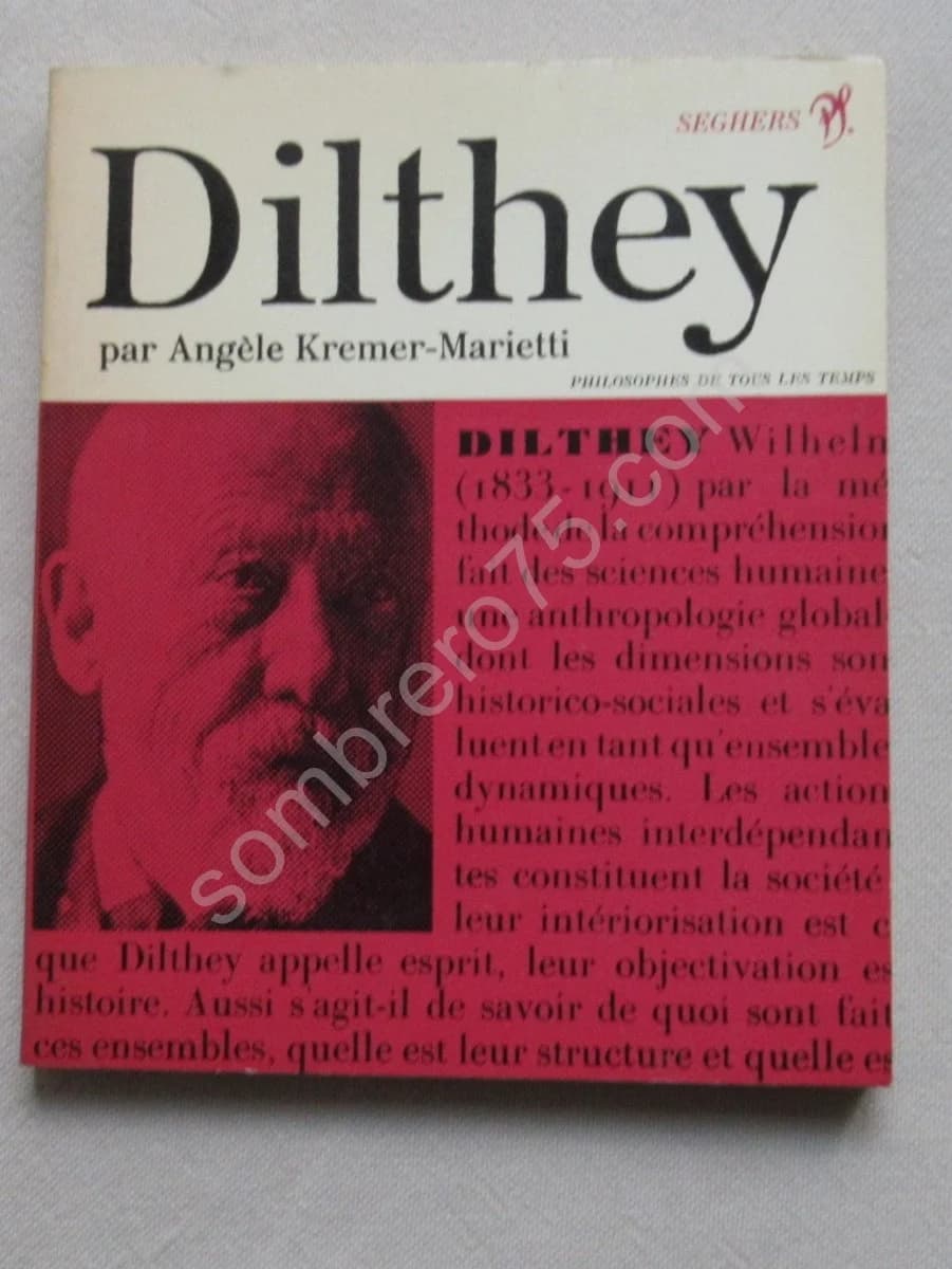 Dilthey par Angèle Kremer-Marietti