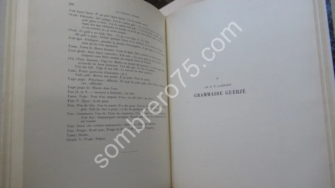 La Langue Guerzé J CASTHELAIN - Grammaire Guerzé P LASSORT - Image 3