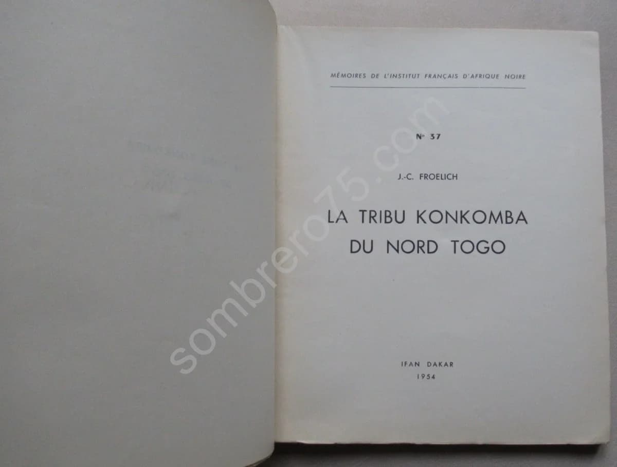 La Tribu Konkomba du Nord Togo. JC FROELICH - Image 2