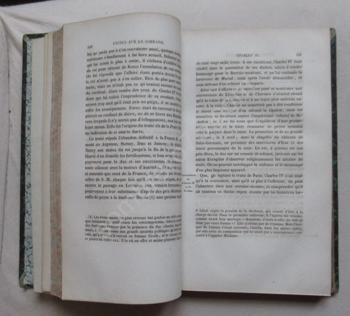 Etudes Historique sur l'Ancienne Lorraine. 2 volumes. V de Saint Mauris - Image 5