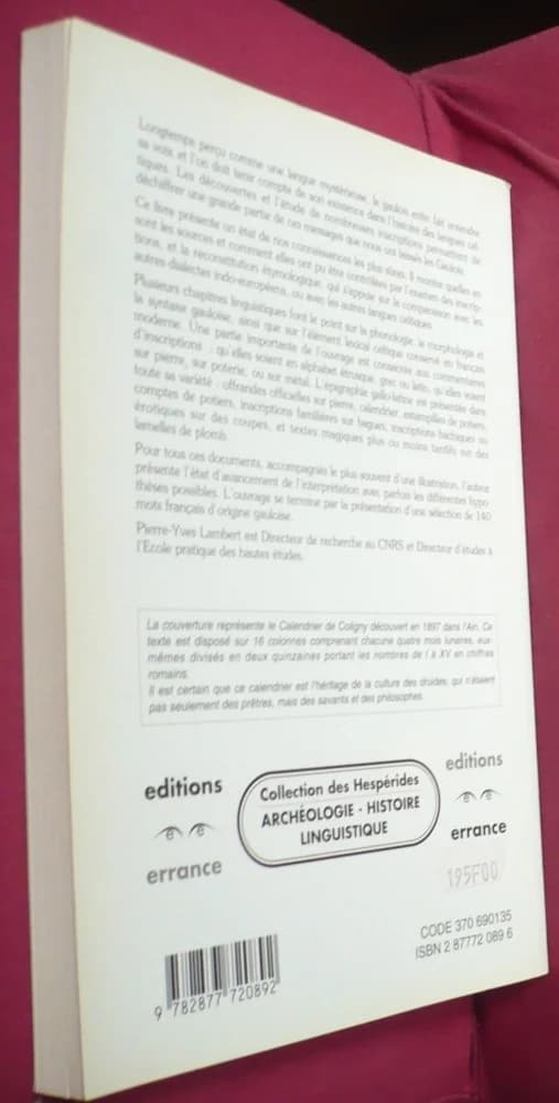La Langue Gauloise. P. Y. Lambert - Image 2