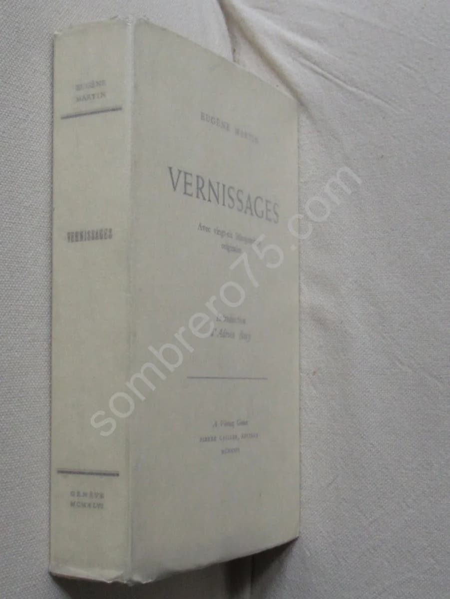 Vernissages avec suite - 26 lithographies originales. Eugène MARTIN - Image 2