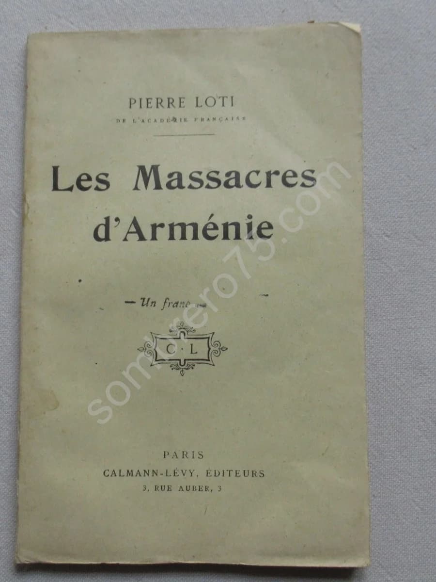Les Massacres d'Arménie