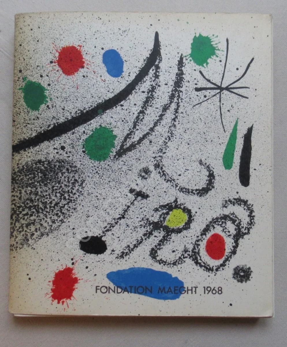 Miro - Fondation Maeght 1968 - Saint Paul 06. Litho