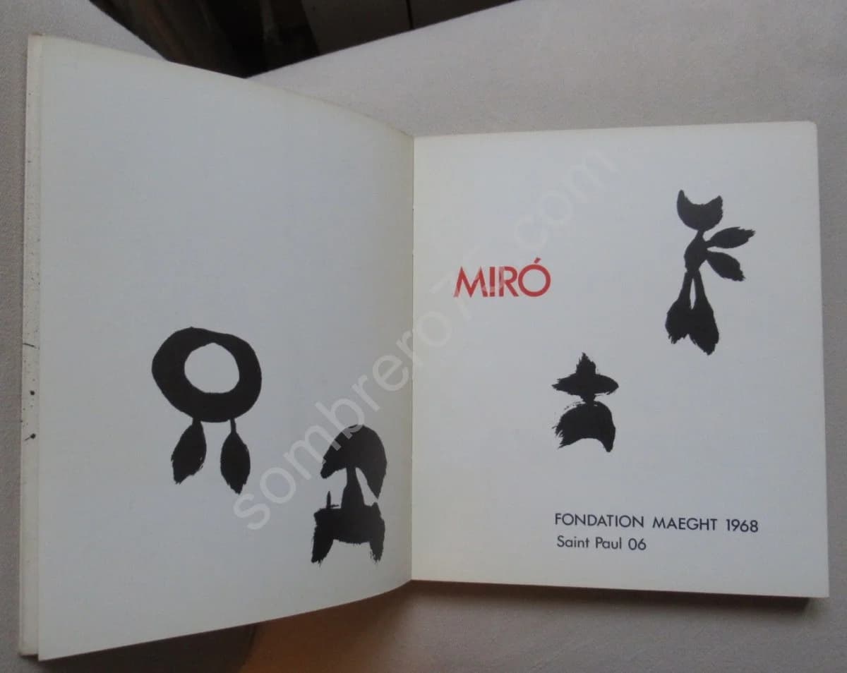 Miro - Fondation Maeght 1968 - Saint Paul 06. Litho - Image 3