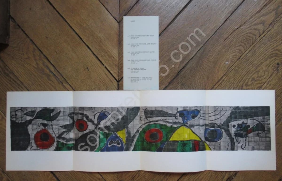 Miro - Fondation Maeght 1968 - Saint Paul 06. Litho - Image 7