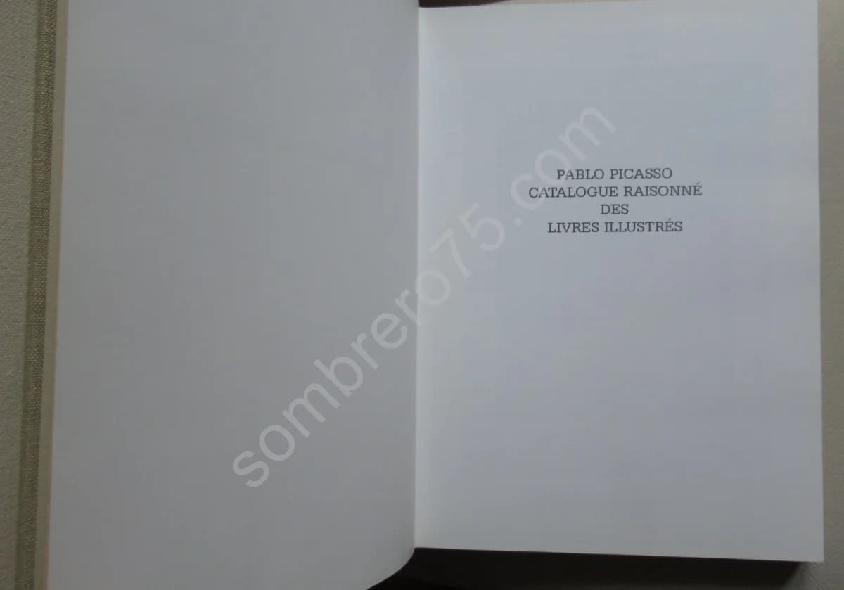 Pablo Picasso Catalogue raisonné des Livres Illustrés - Image 3