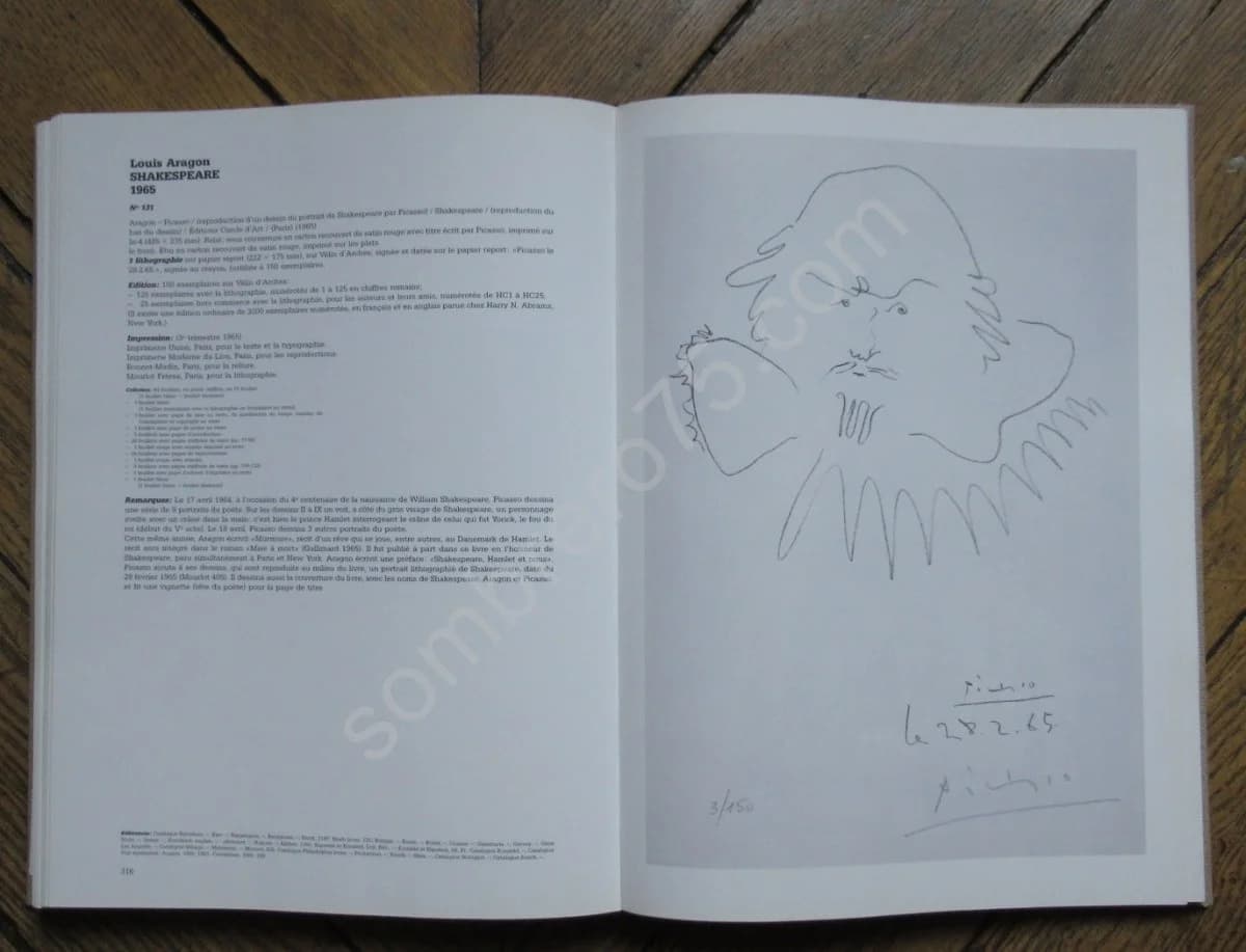 Pablo Picasso Catalogue raisonné des Livres Illustrés - Image 8