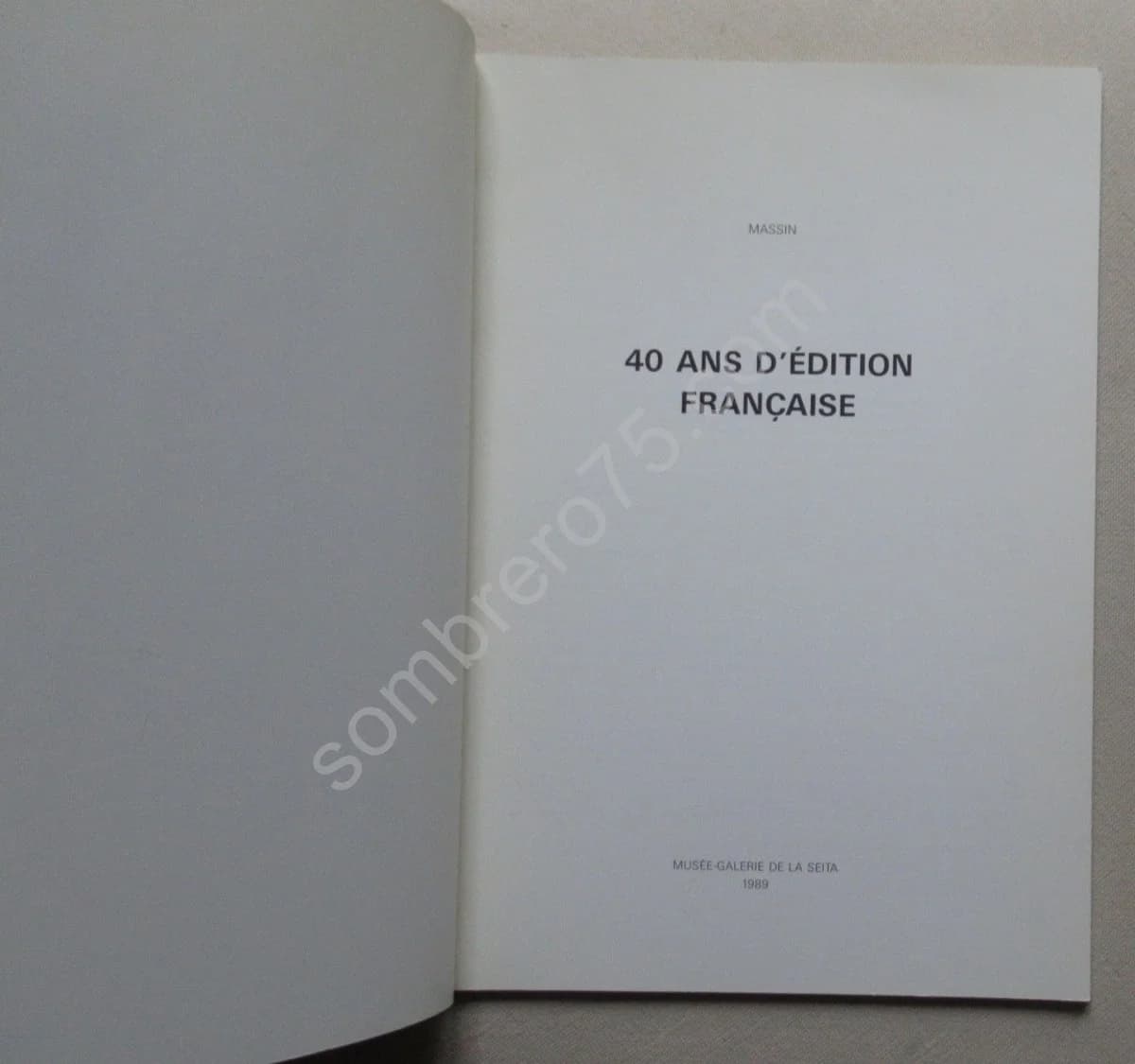 40 Ans d'Edition Française - Hommage à Massin - Image 3