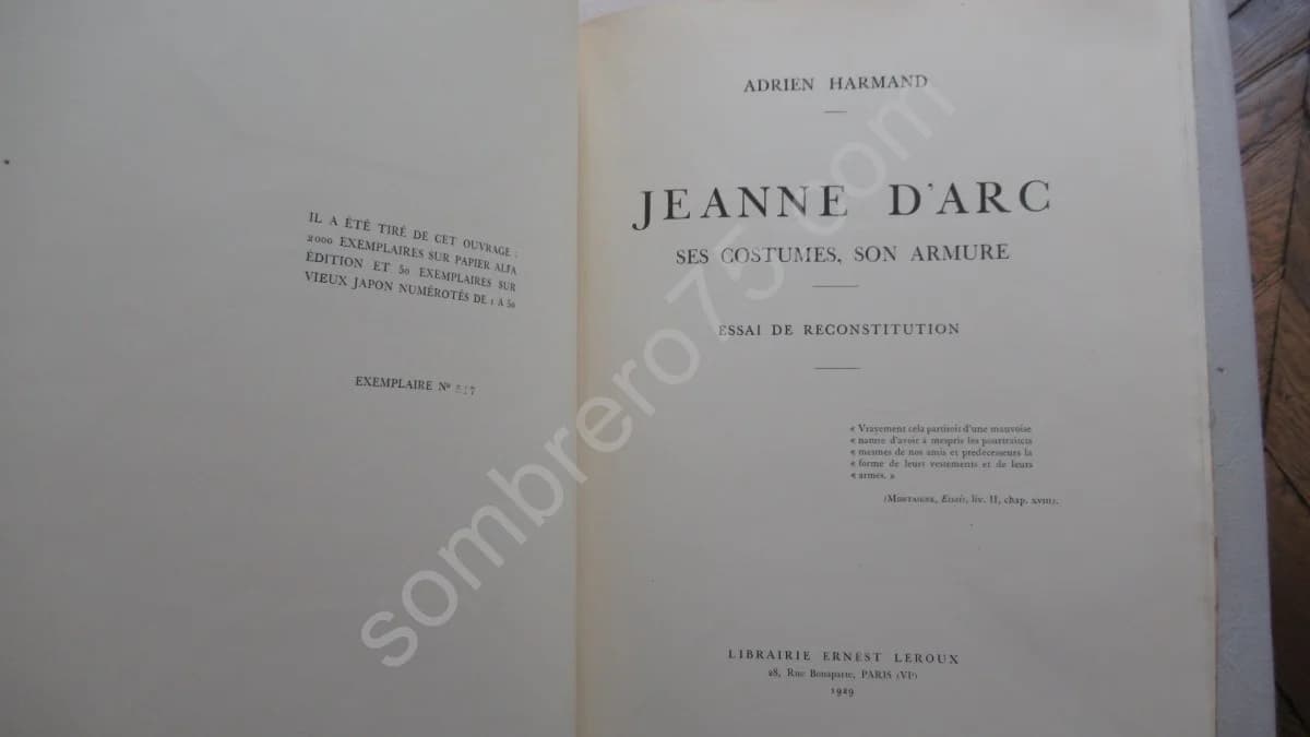 Jeanne d'Arc - Ses Costumes, son Armure - Image 3