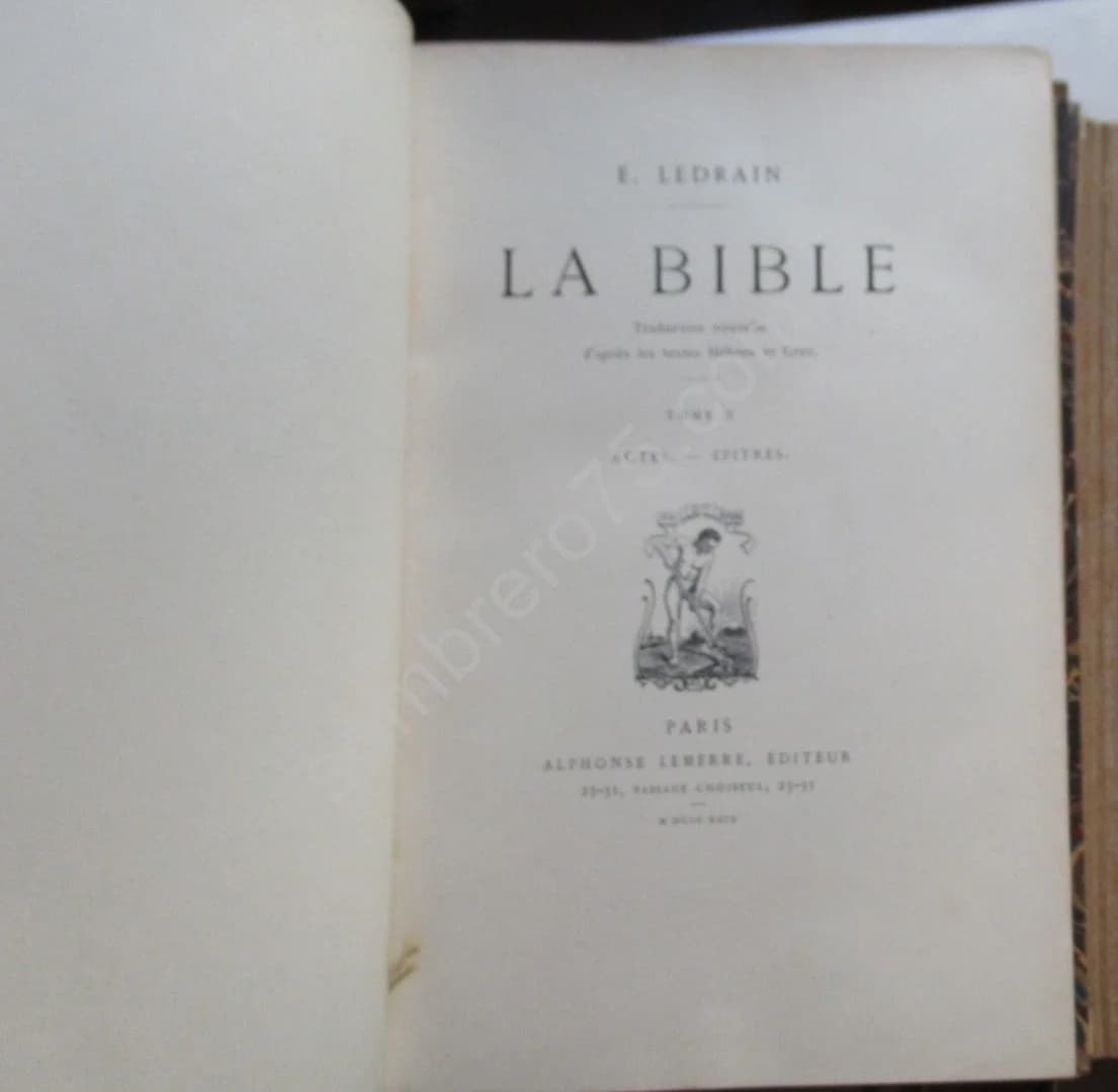 La Bible -. 1886. Complet en 10 volumes - Image 2