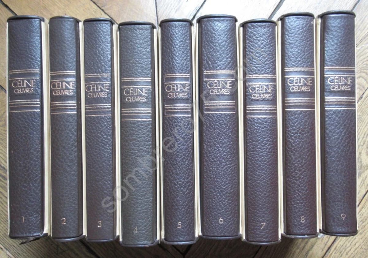 Oeuvres - Céline. Illustrations Moretti. Complet en 9 volumes