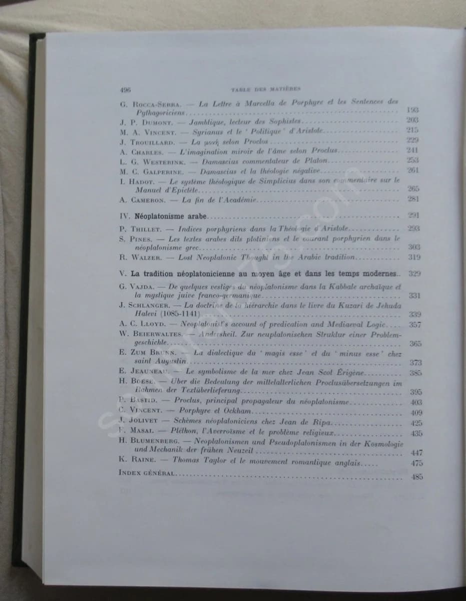 Le Néoplatonisme - Royaumont 9-13 juin 1969 - Image 6