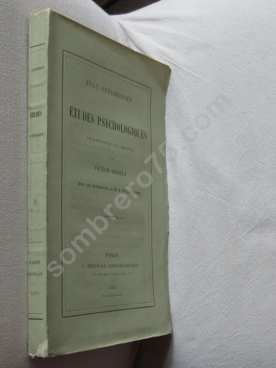 Etudes Psychologiques.. Trad. V. DERELY - Image 2