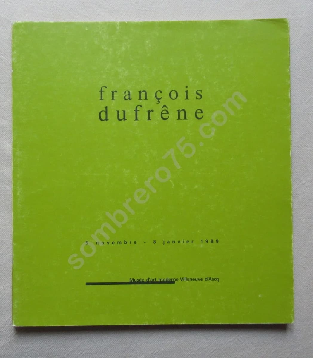 François Dufrêne - Villeneuve d'Ascq 1989