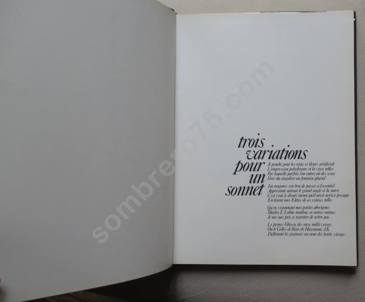 Des Corps Naturels - Sonnets de. J Bourboulon - Image 4