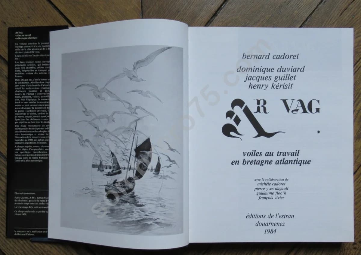 Voiles au Travail en bretagne atlantique. Les sardiniers. VAG. B CADORET - Image 3