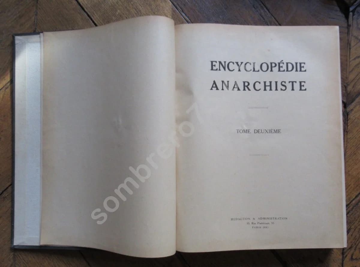 Encyclopédie Anarchiste. 4 Volumes - Image 6