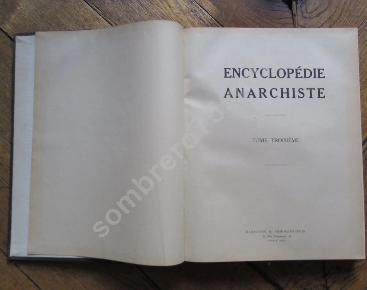Encyclopédie Anarchiste. 4 Volumes - Image 7