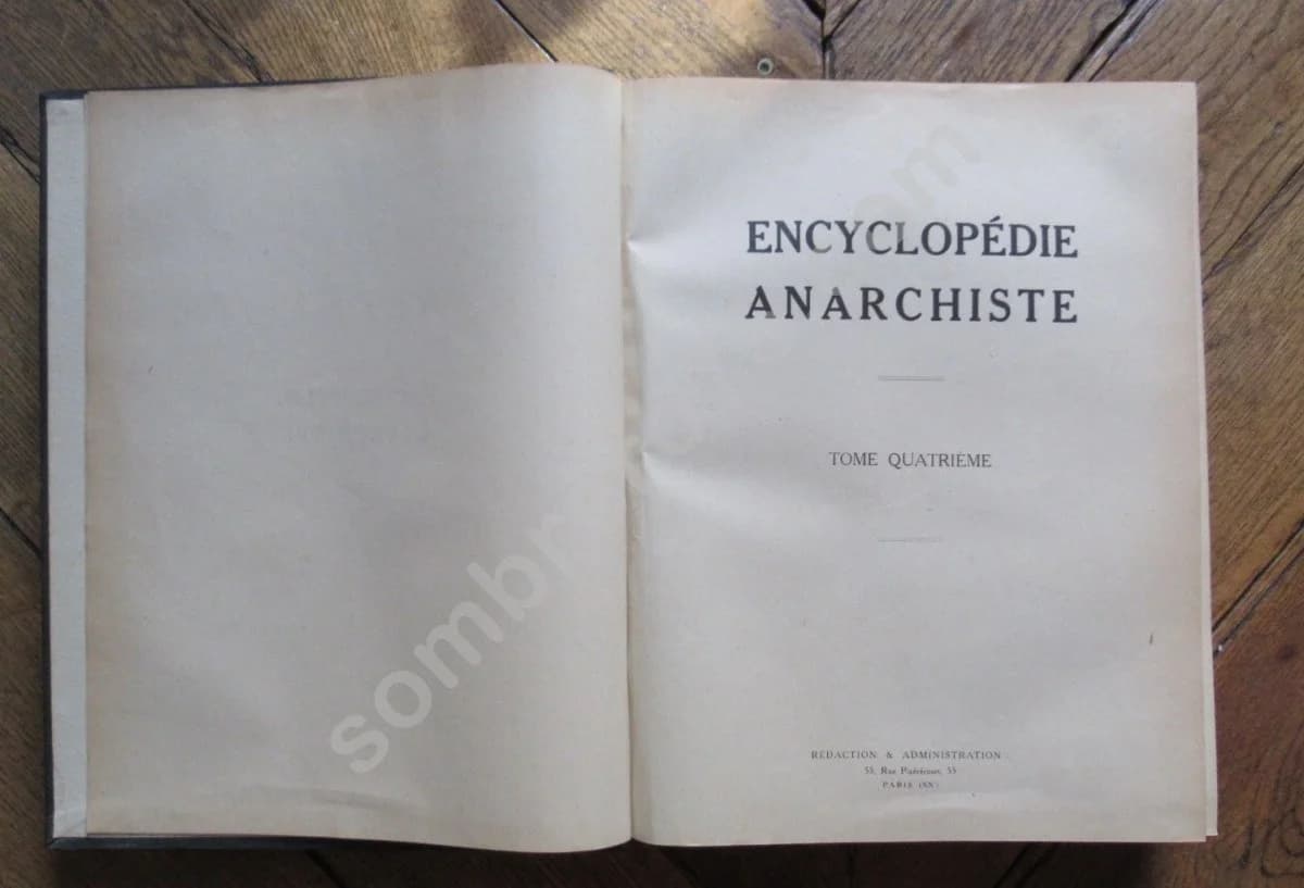Encyclopédie Anarchiste. 4 Volumes - Image 8